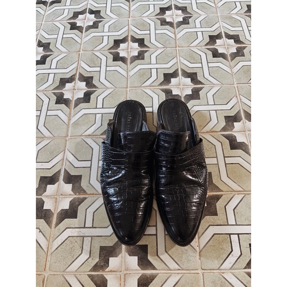 Freda Salvador Textured Loafer Mules